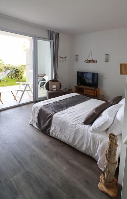 Superbe Appart.T2 Face A La Mer A Treboul Douarnenez Exteriör bild